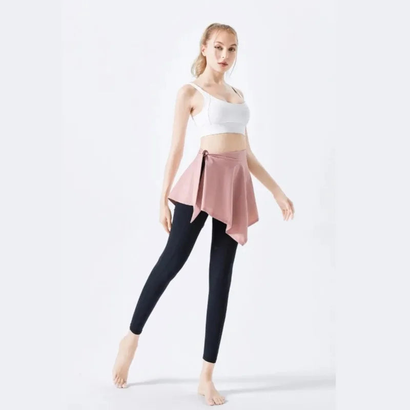 Sports Skirt Cover One Piece Absorbent Yoga Skirt For Fitness