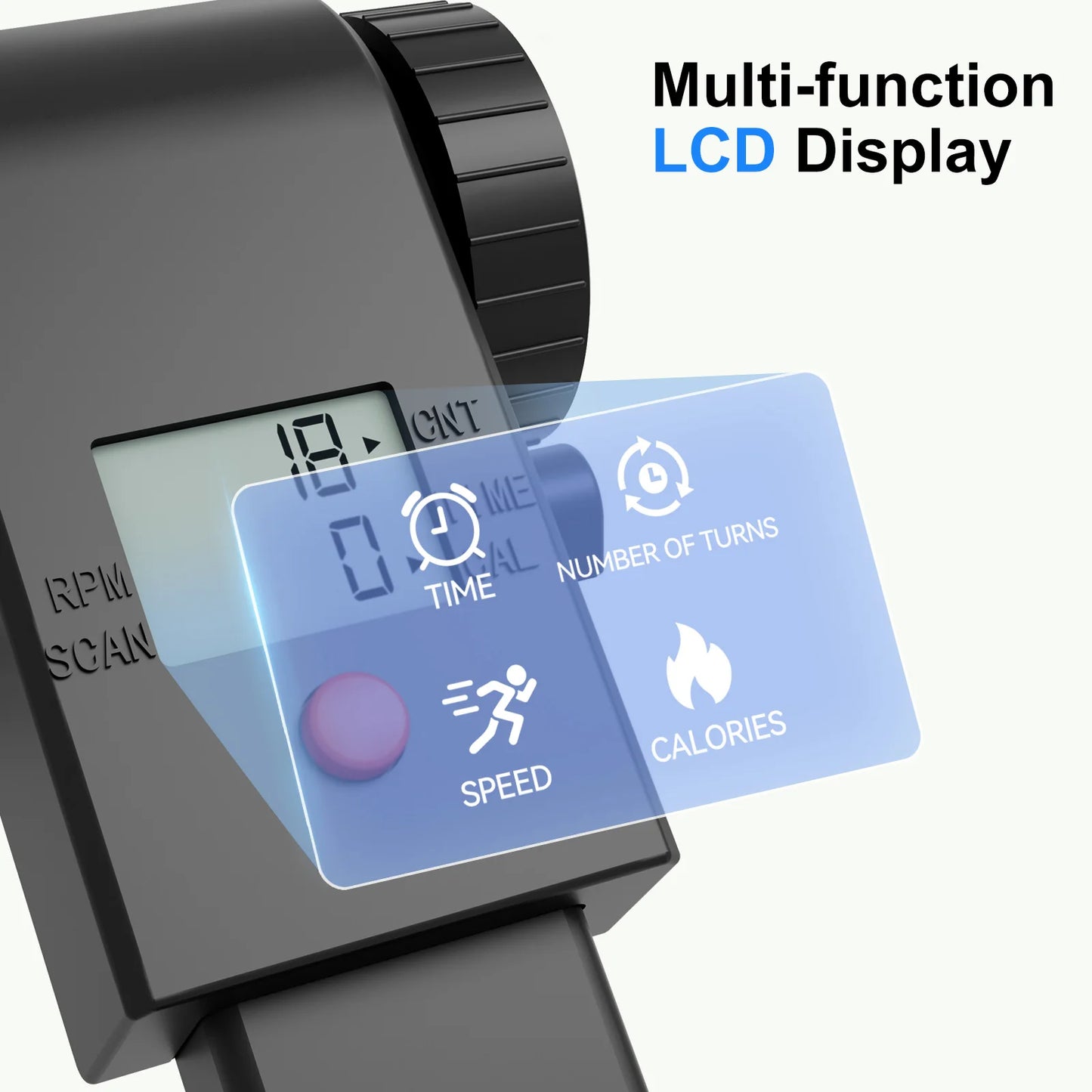 Superun Under Desk Bike Pedal Exerciser With Foldable Electronic Display