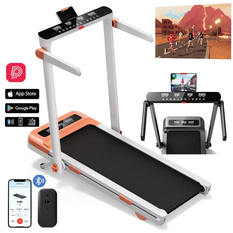 Superun Treadmill For Home 3HP Incline Heart Rate Smart App