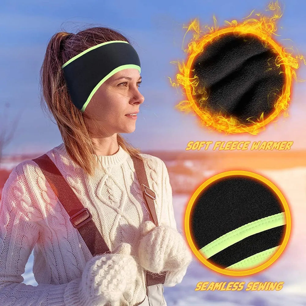 Guangdong Winter Fleece Ponytail Headband Earmuffs For Outdoor Sports
