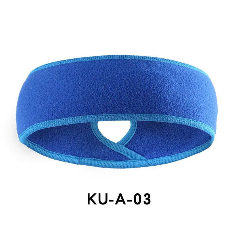 Guangdong Winter Fleece Ponytail Headband Earmuffs For Outdoor Sports