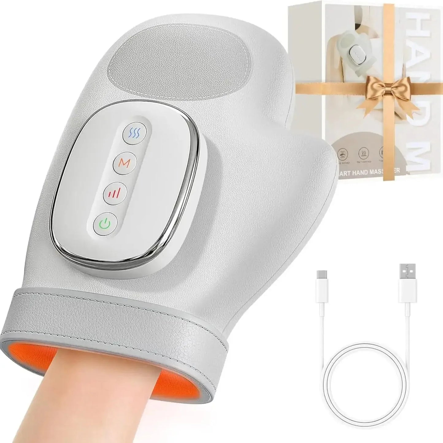 Hand Massager With Heat Airbag Compression For Carpal Tunnel