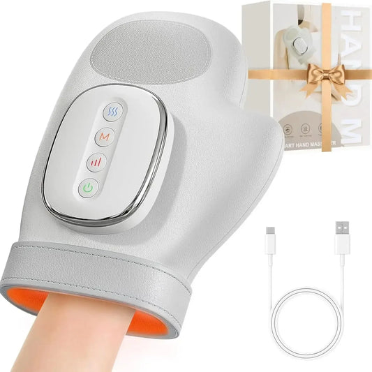 Hand Massager With Heat Airbag Compression For Carpal Tunnel