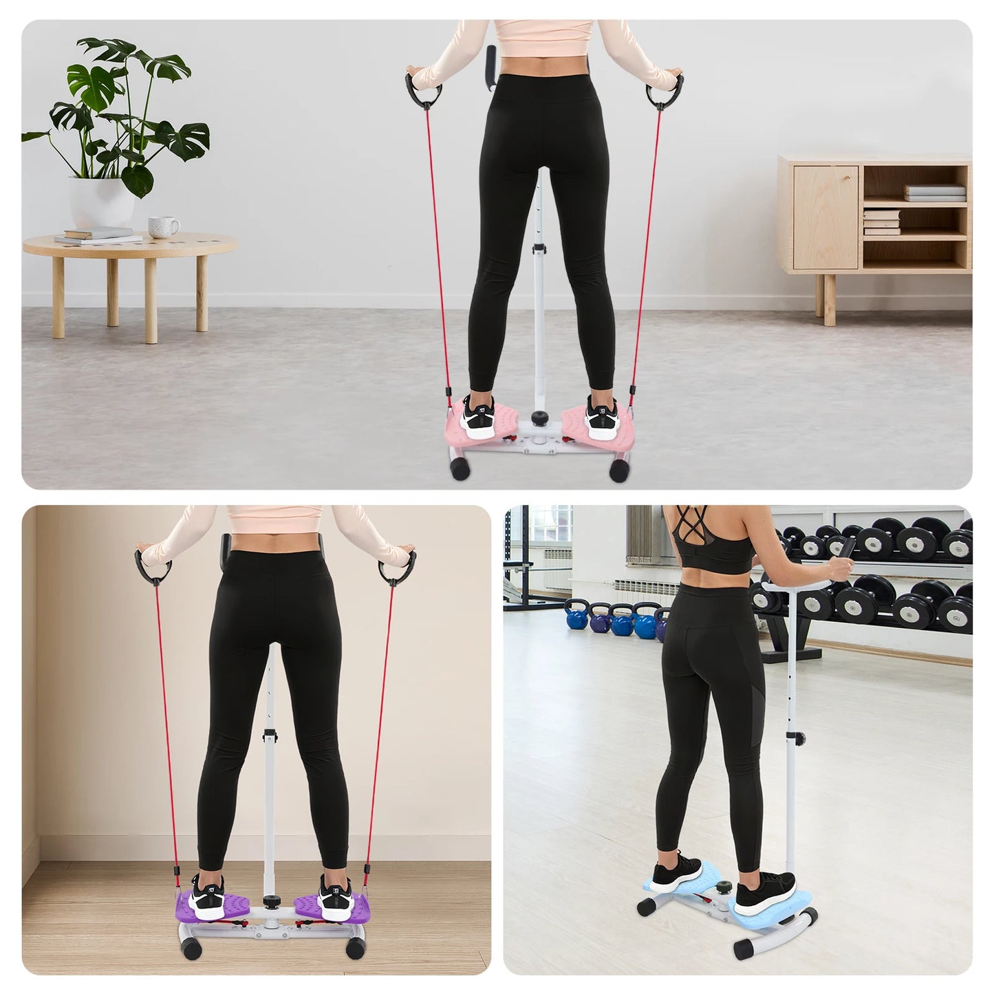 Department Name Unisex Waist Twister Board Handrail Ab Twist Fitness Tool For Home Gym