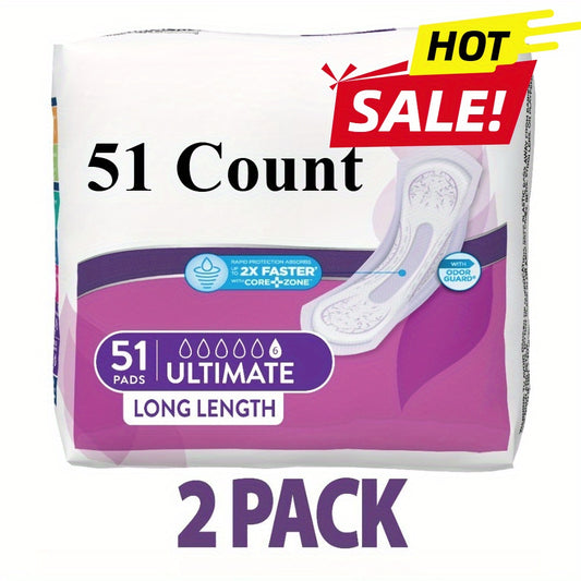Options Women's Ultimate Absorbency Incontinence Pads for Comfort